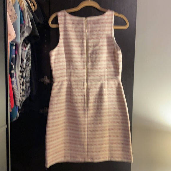LOFT textured stripe sheath dress - Picture 4 of 5